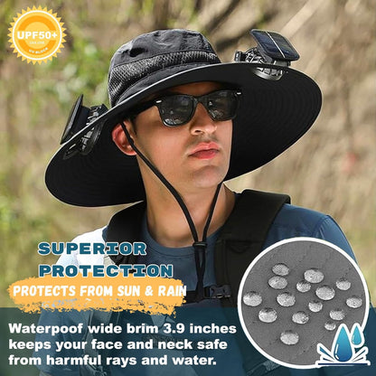 Solar Fan Hat - Unisex Cooling