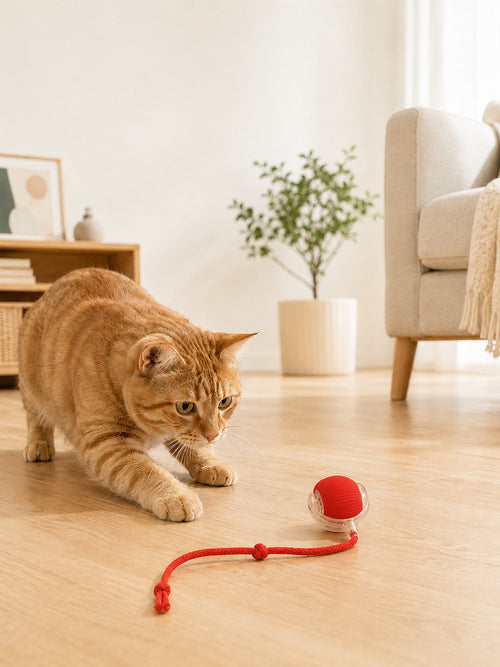 Interactive Rolling Tail Ball