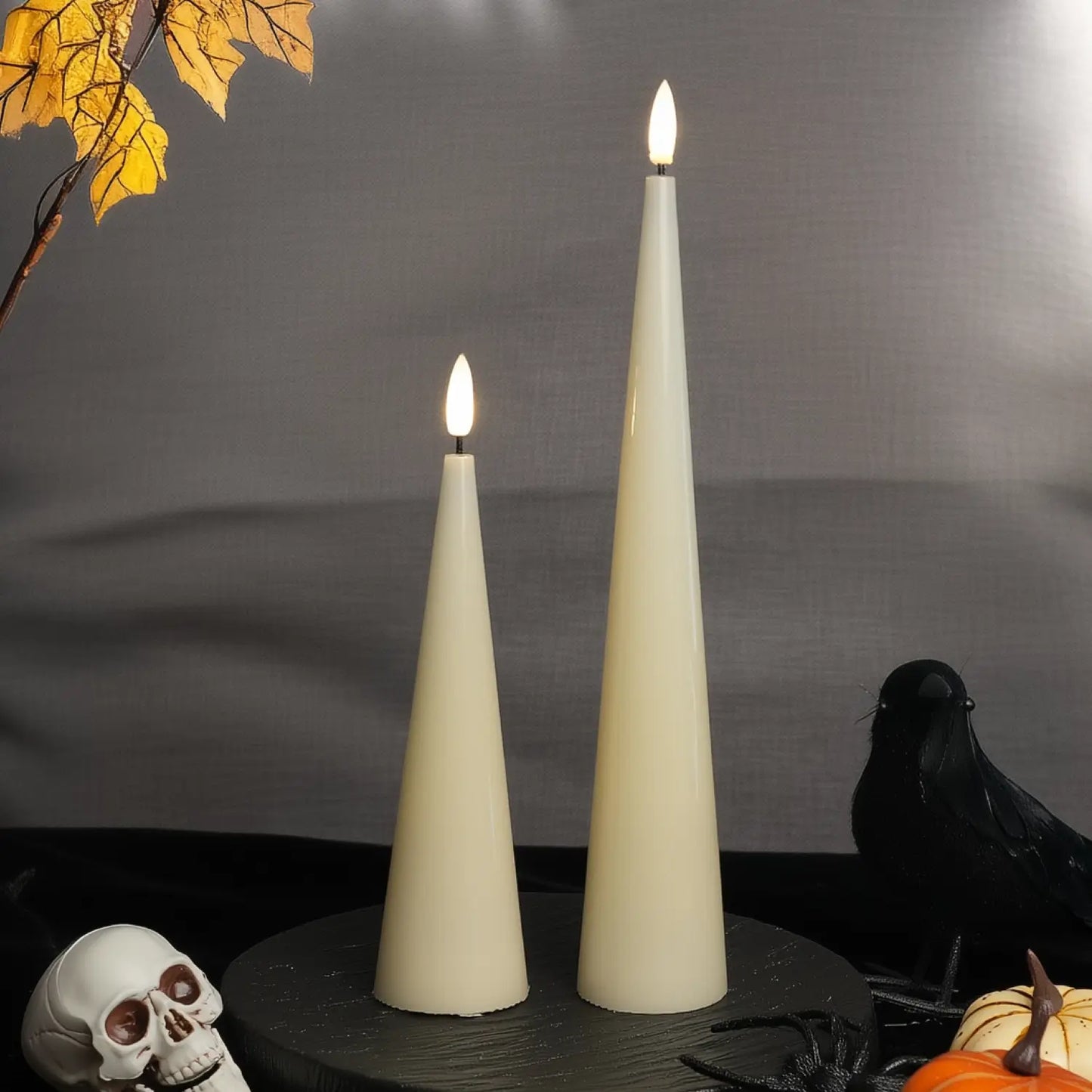 Cone Candles Set of 2