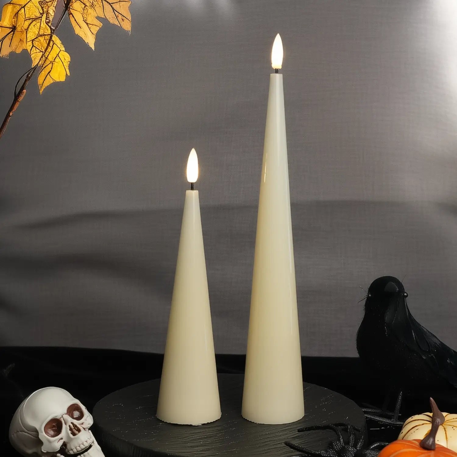 Cone Candles Set of 2