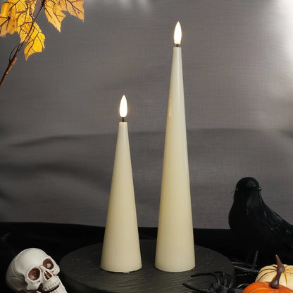 Cone Candles Set of 2