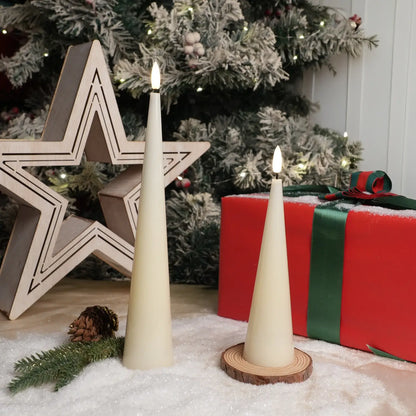 Cone Candles Set of 2
