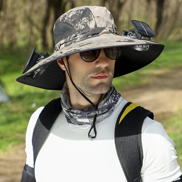 Solar Fan Hat - Unisex Cooling