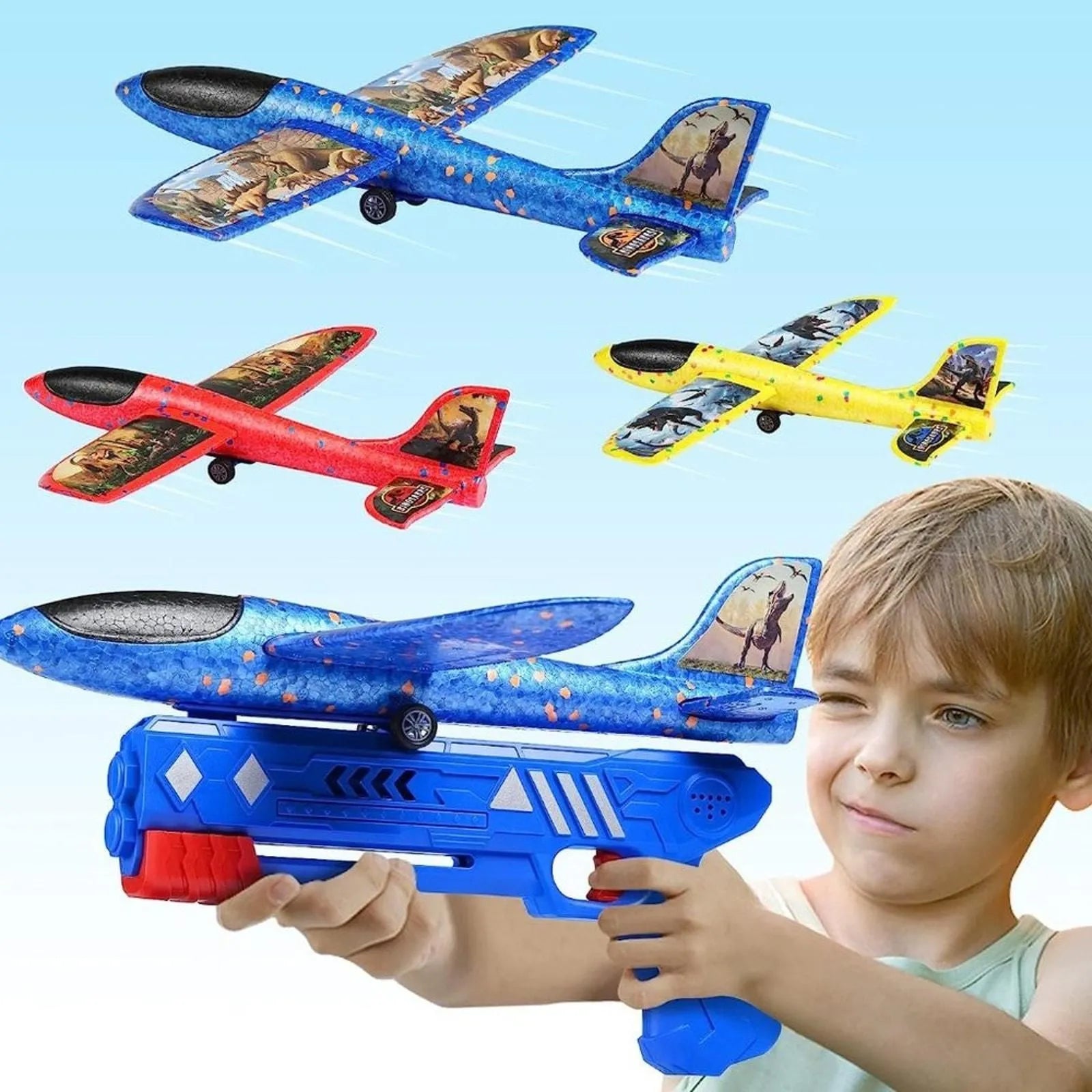 SkyLaunch LED Airplane Launcher Set