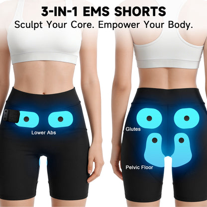 EMS Toning Shorts for Abdomen & Glutes