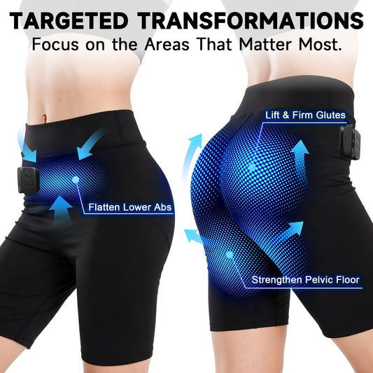 EMS Toning Shorts for Abdomen & Glutes