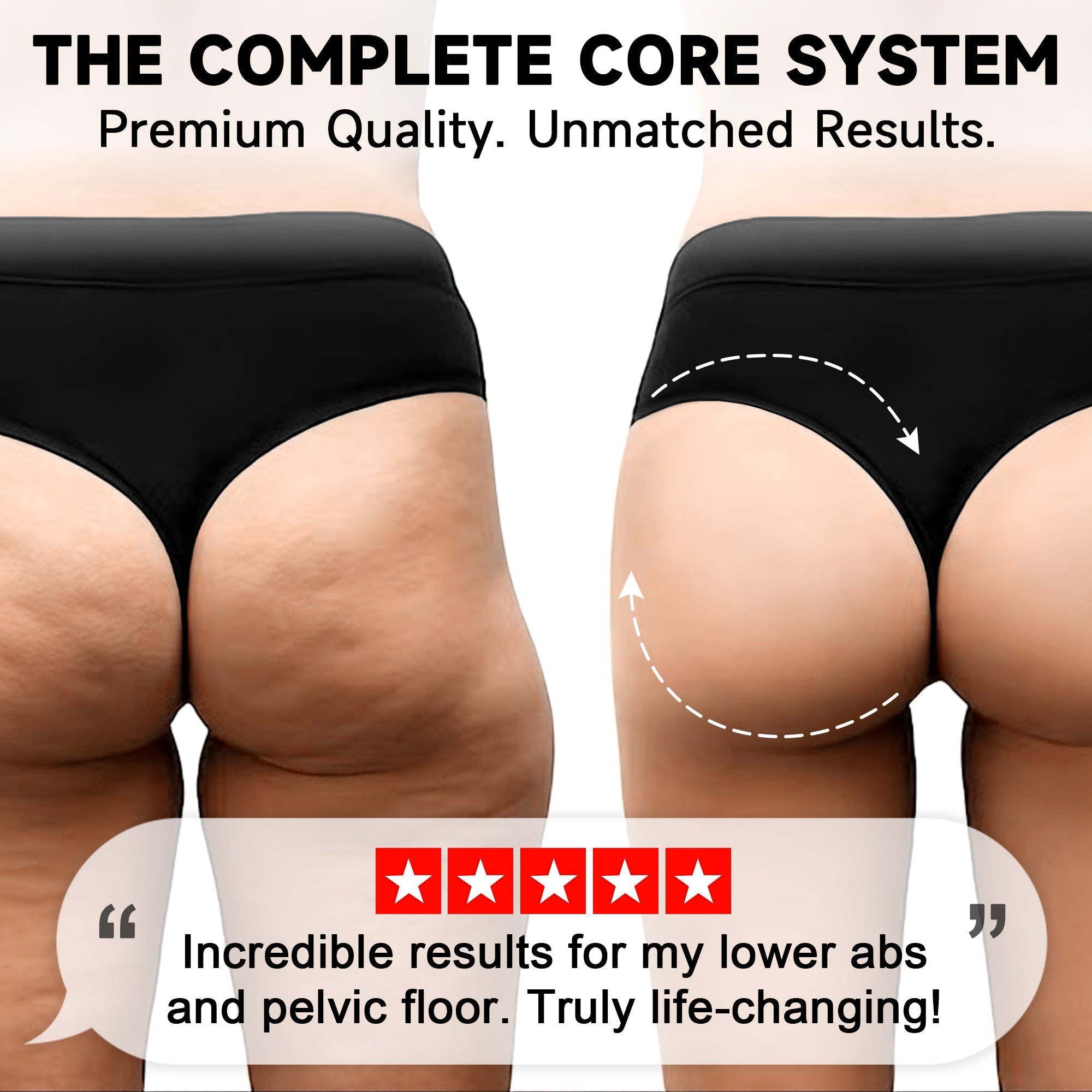 EMS Toning Shorts for Abdomen & Glutes