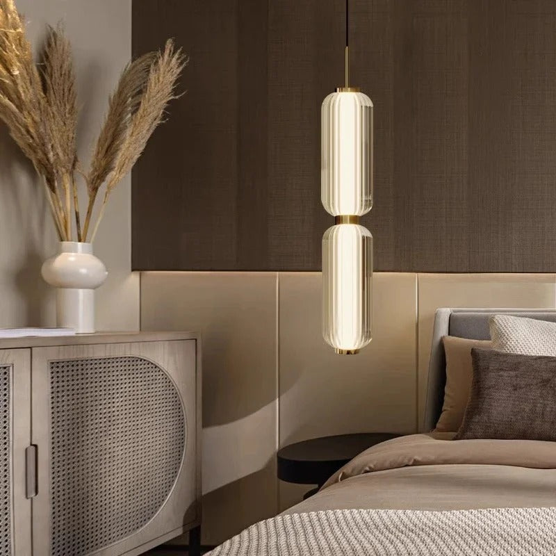 Sculpted Column Pendant Light