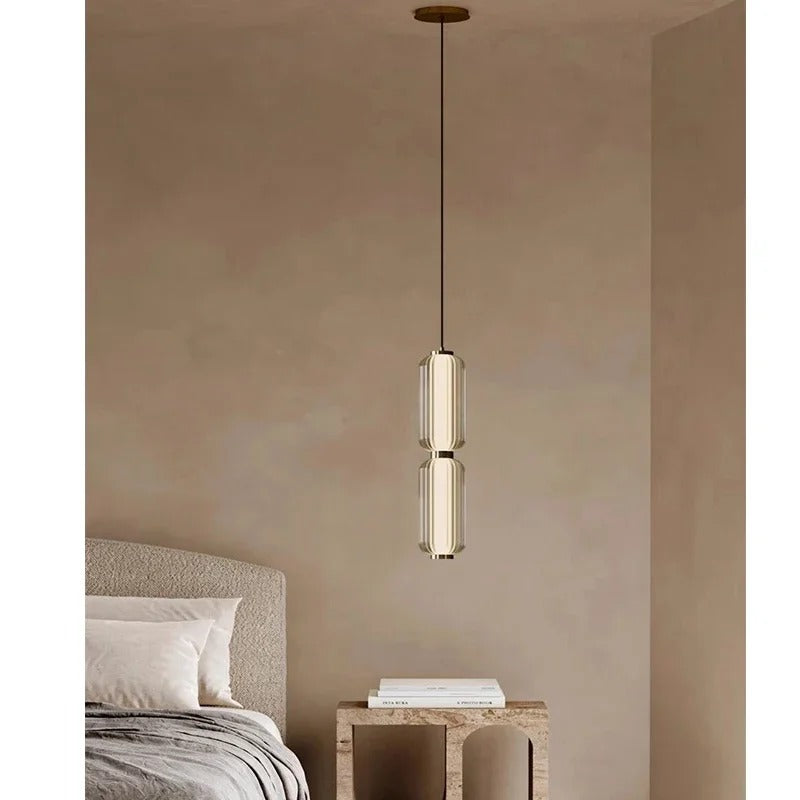 Sculpted Column Pendant Light