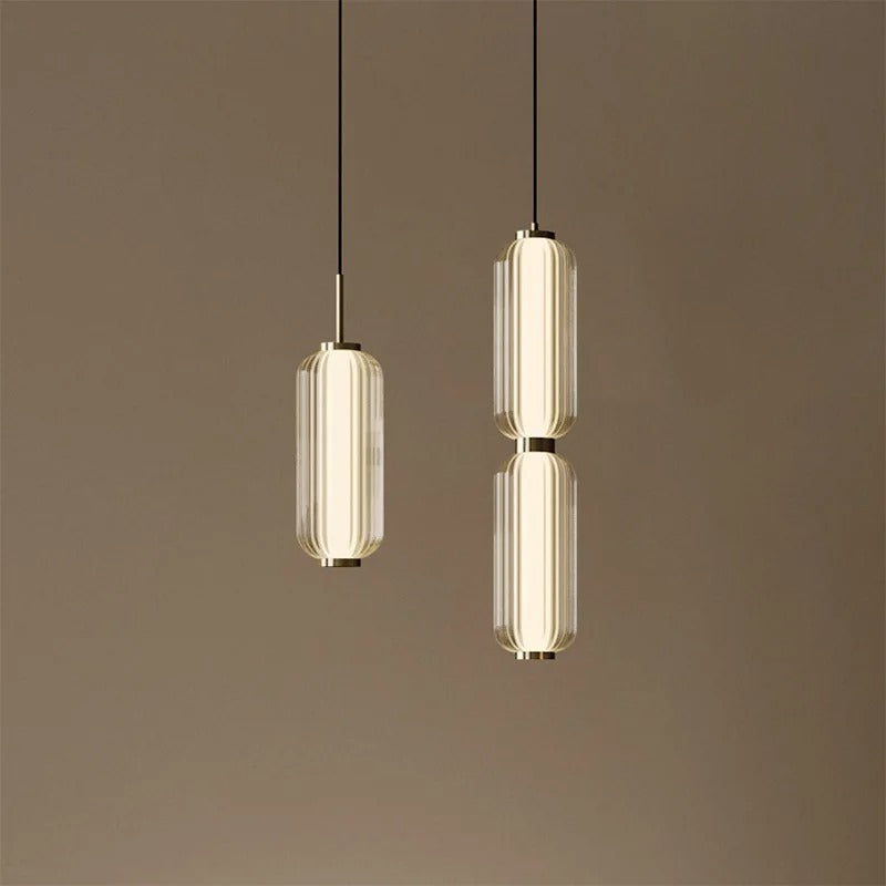 Sculpted Column Pendant Light