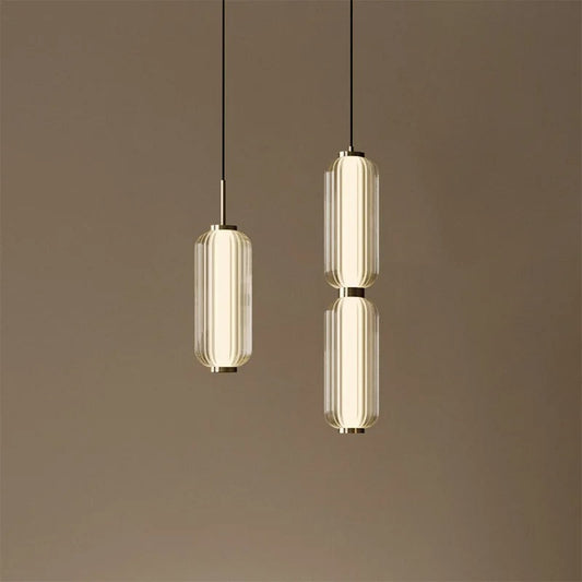 Sculpted Column Pendant Light