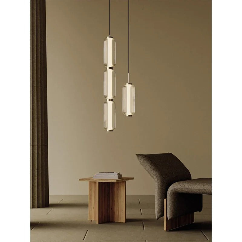 Sculpted Column Pendant Light