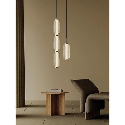 Sculpted Column Pendant Light