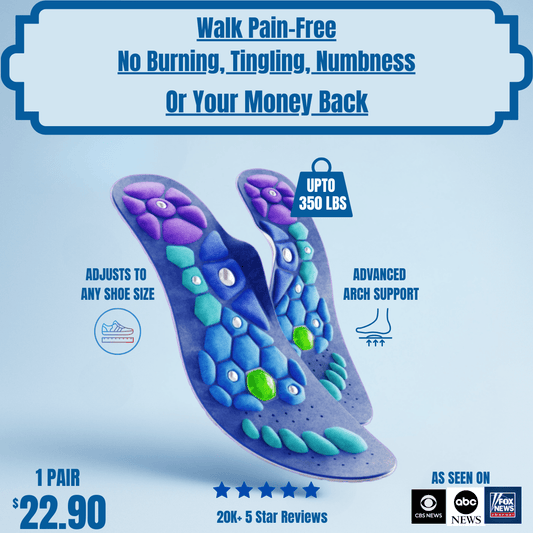 NerveEase Insoles - Live Life Pain FREE