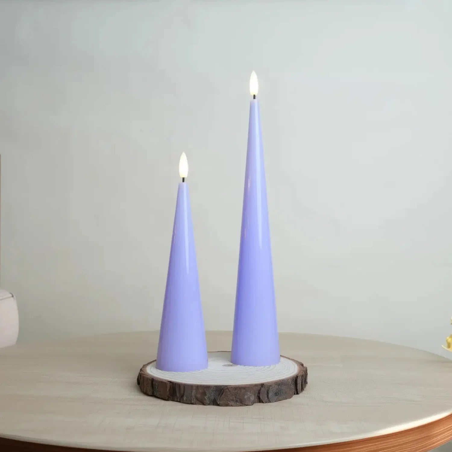Cone Candles Set of 2
