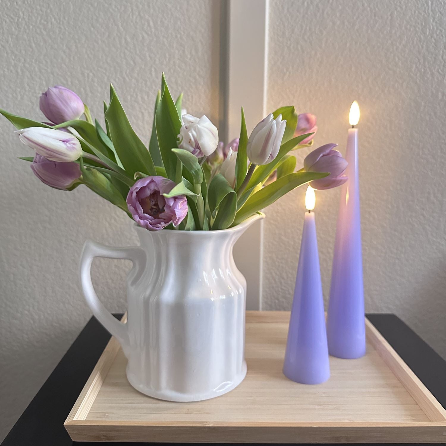 Cone Candles Set of 2