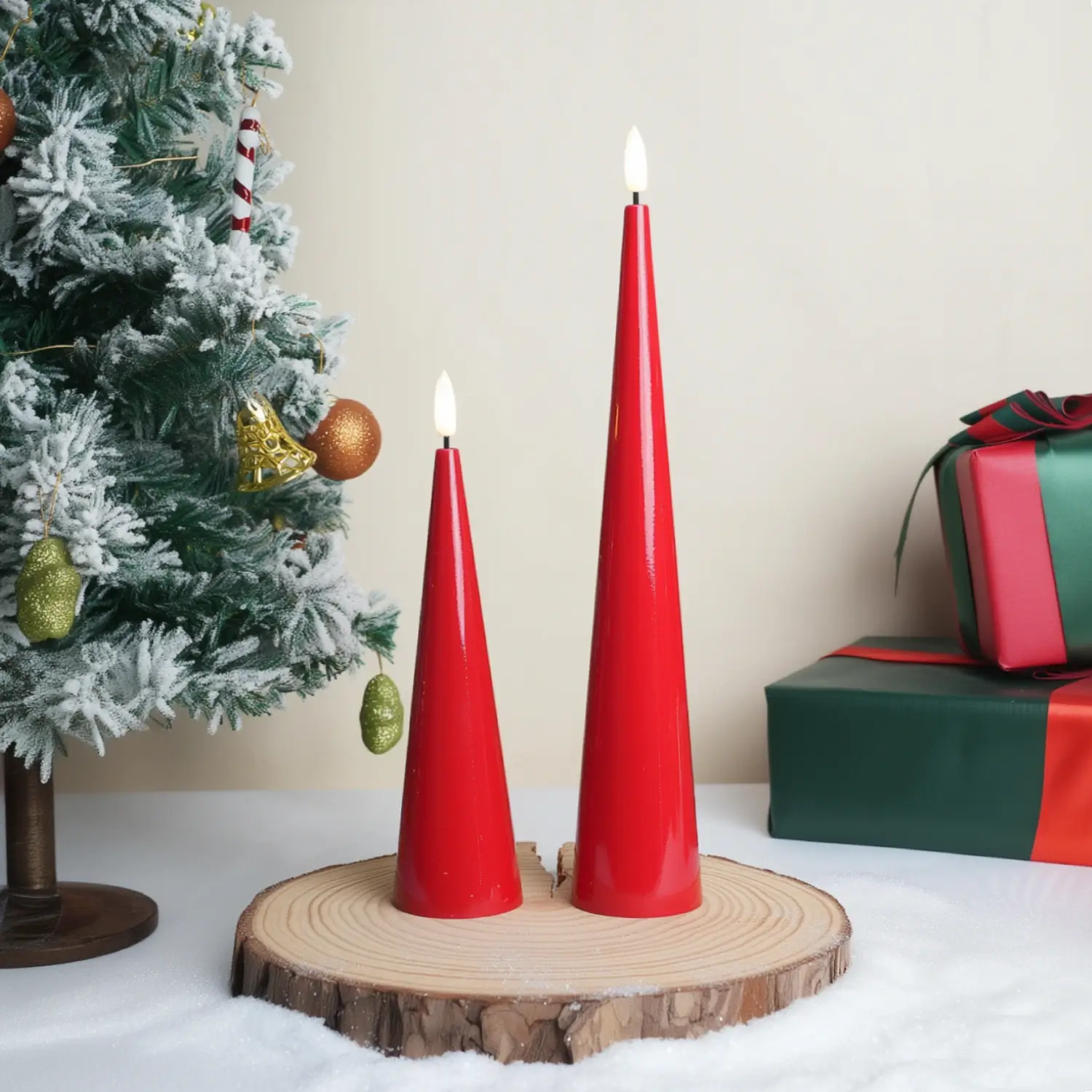 Cone Candles Set of 2