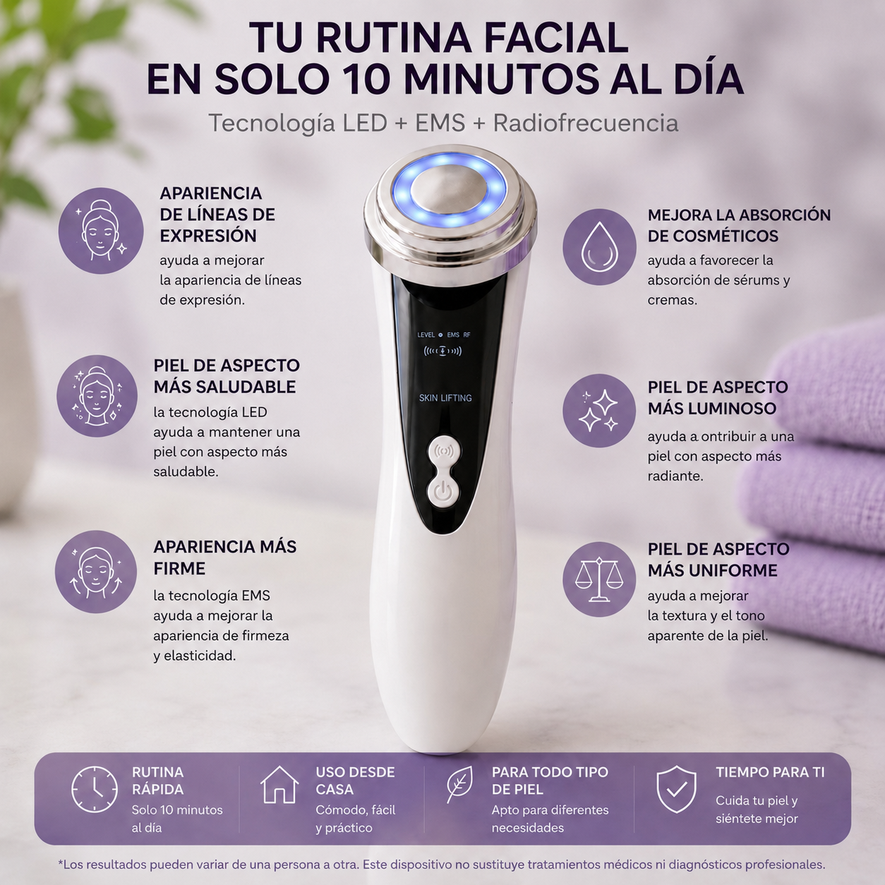GlowLED Facial Massager