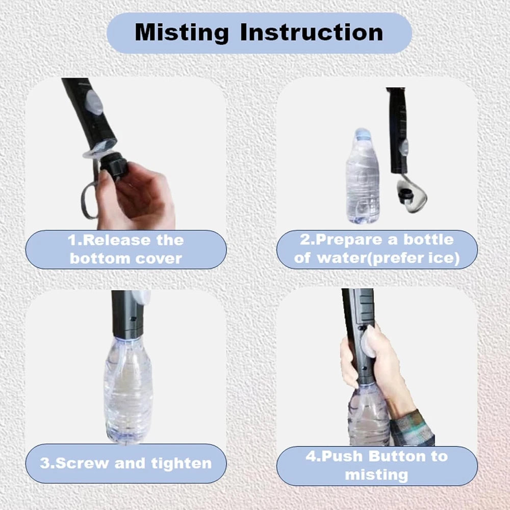 3-in-1 Cooling Mist Umbrella