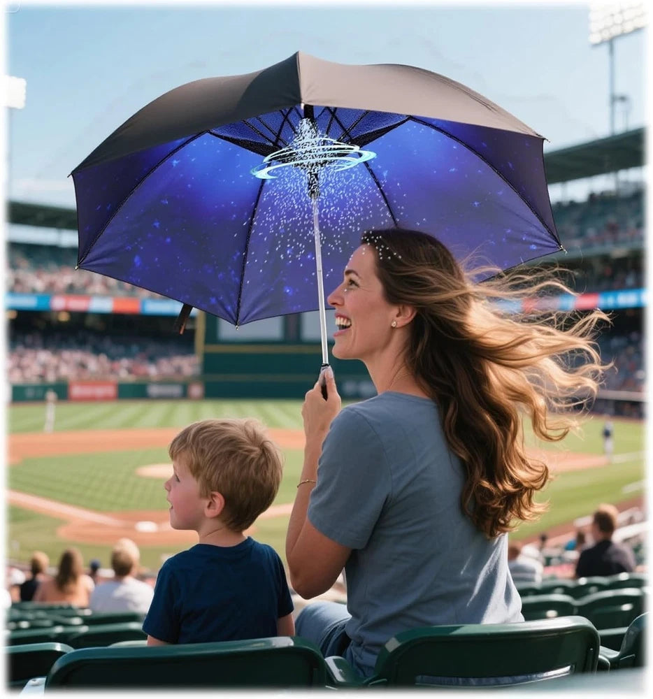 3-in-1 Cooling Mist Umbrella