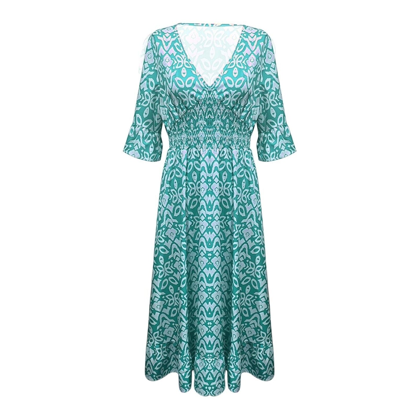 Elegant Vintage Floral Dress