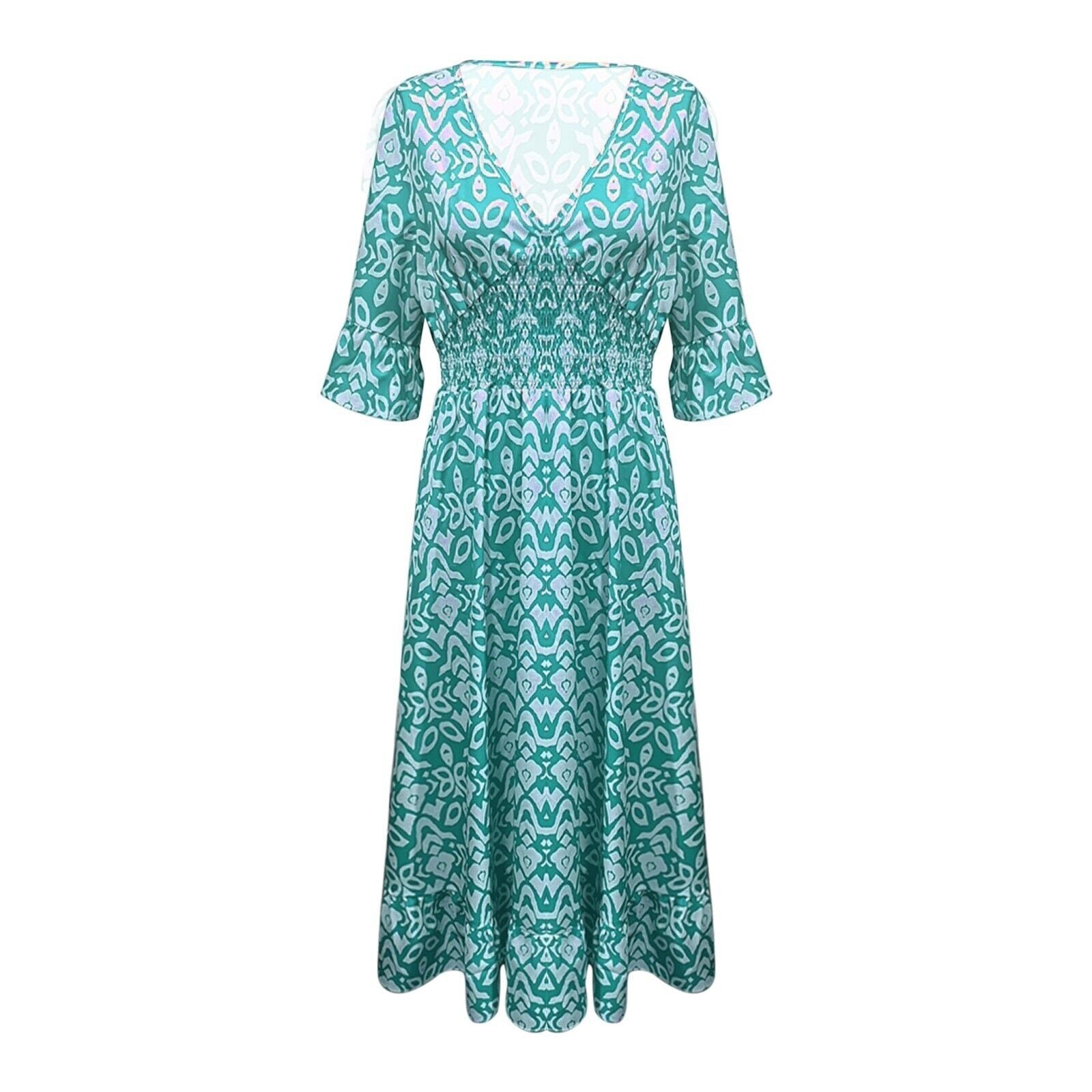 Elegant Vintage Floral Dress