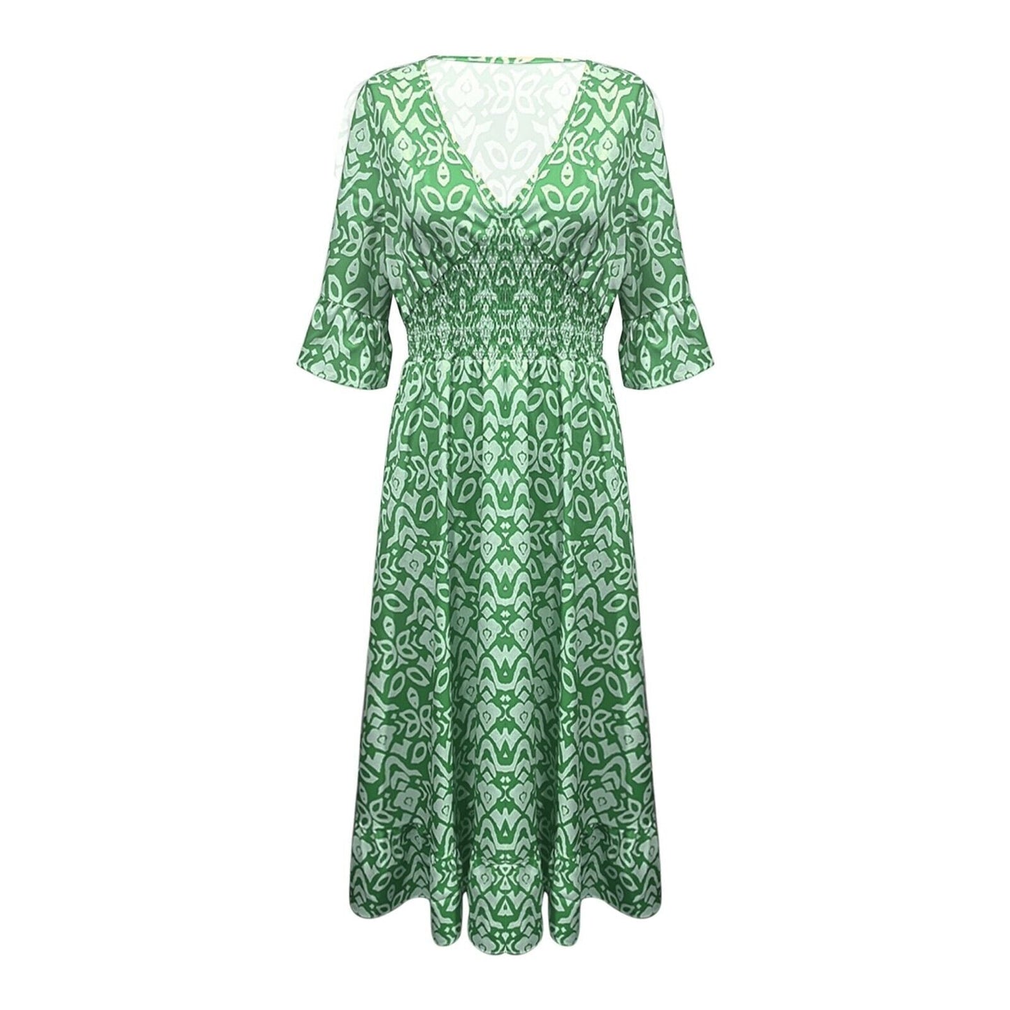 Elegant Vintage Floral Dress