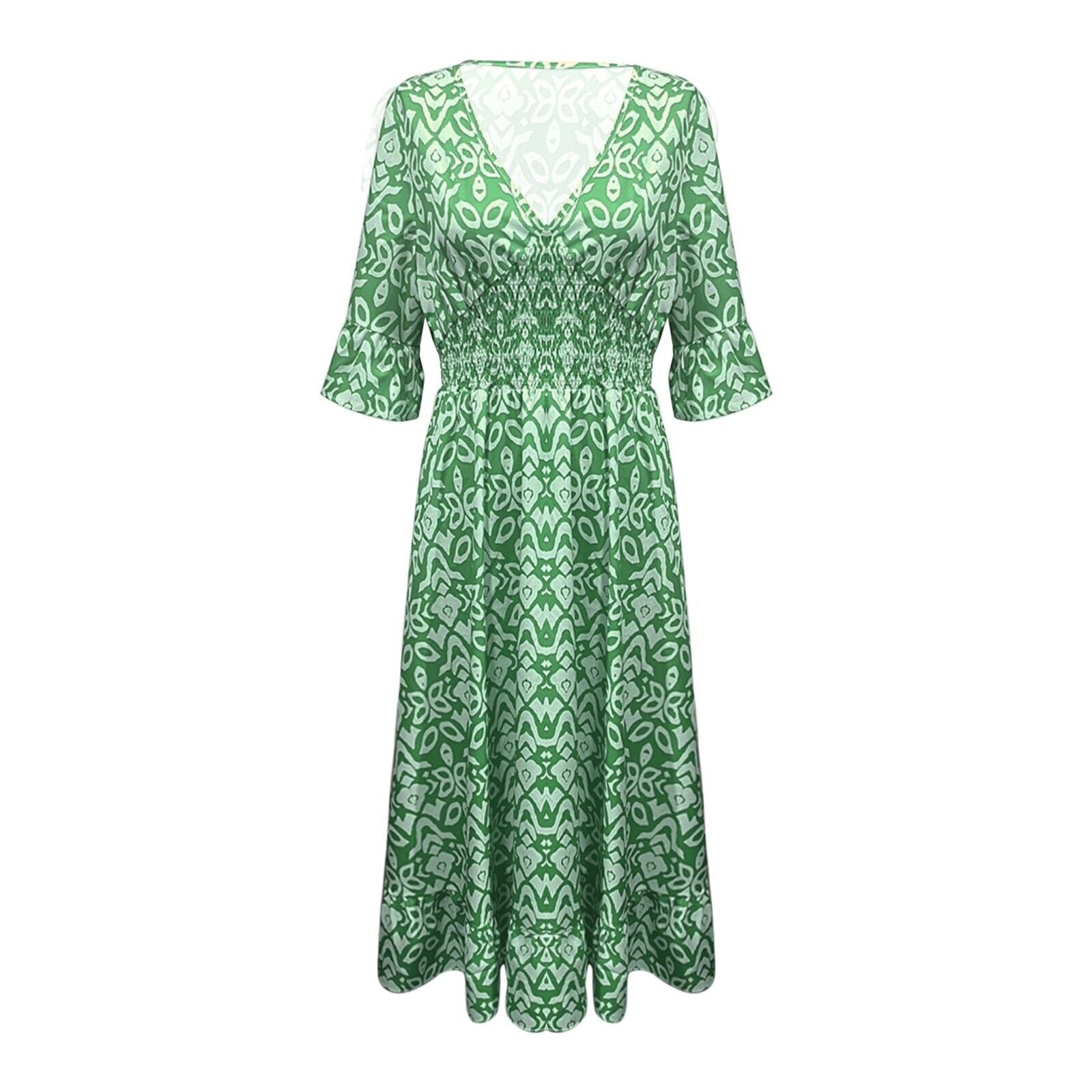 Elegant Vintage Floral Dress