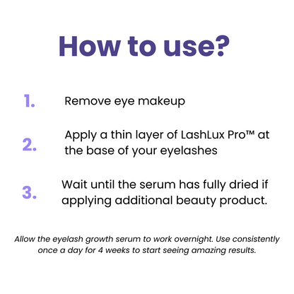 LashLux Pro Growth Serum - 1+1 FREE!