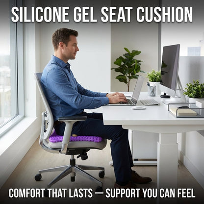 Ergonomic Silicone Seat Cushion