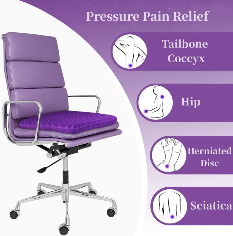 Ergonomic Silicone Seat Cushion
