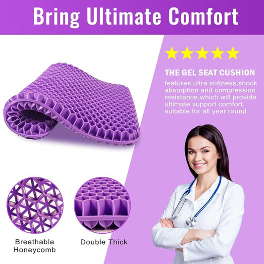 Ergonomic Silicone Seat Cushion