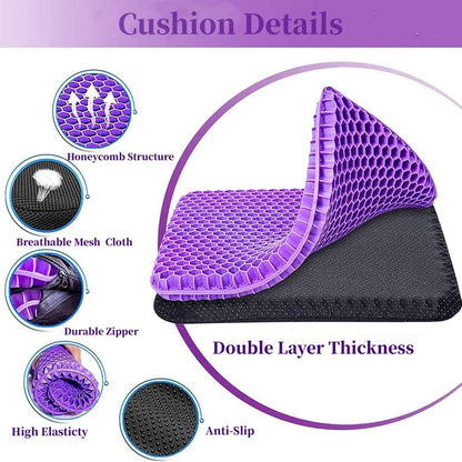 Ergonomic Silicone Seat Cushion