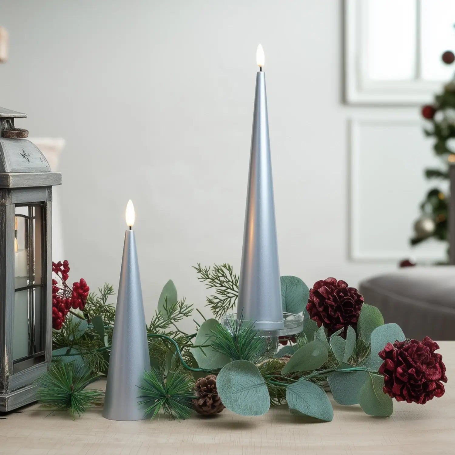 Cone Candles Set of 2