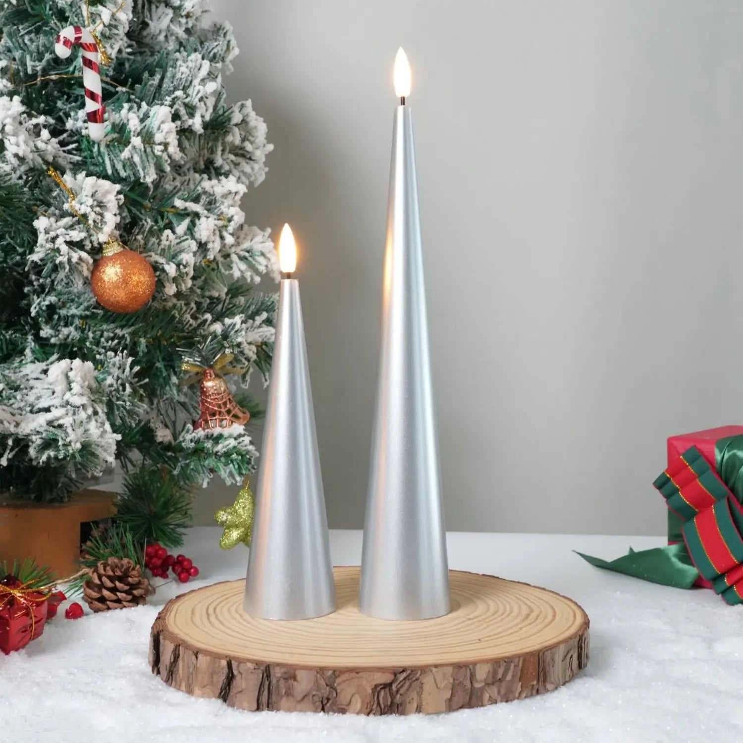 Cone Candles Set of 2