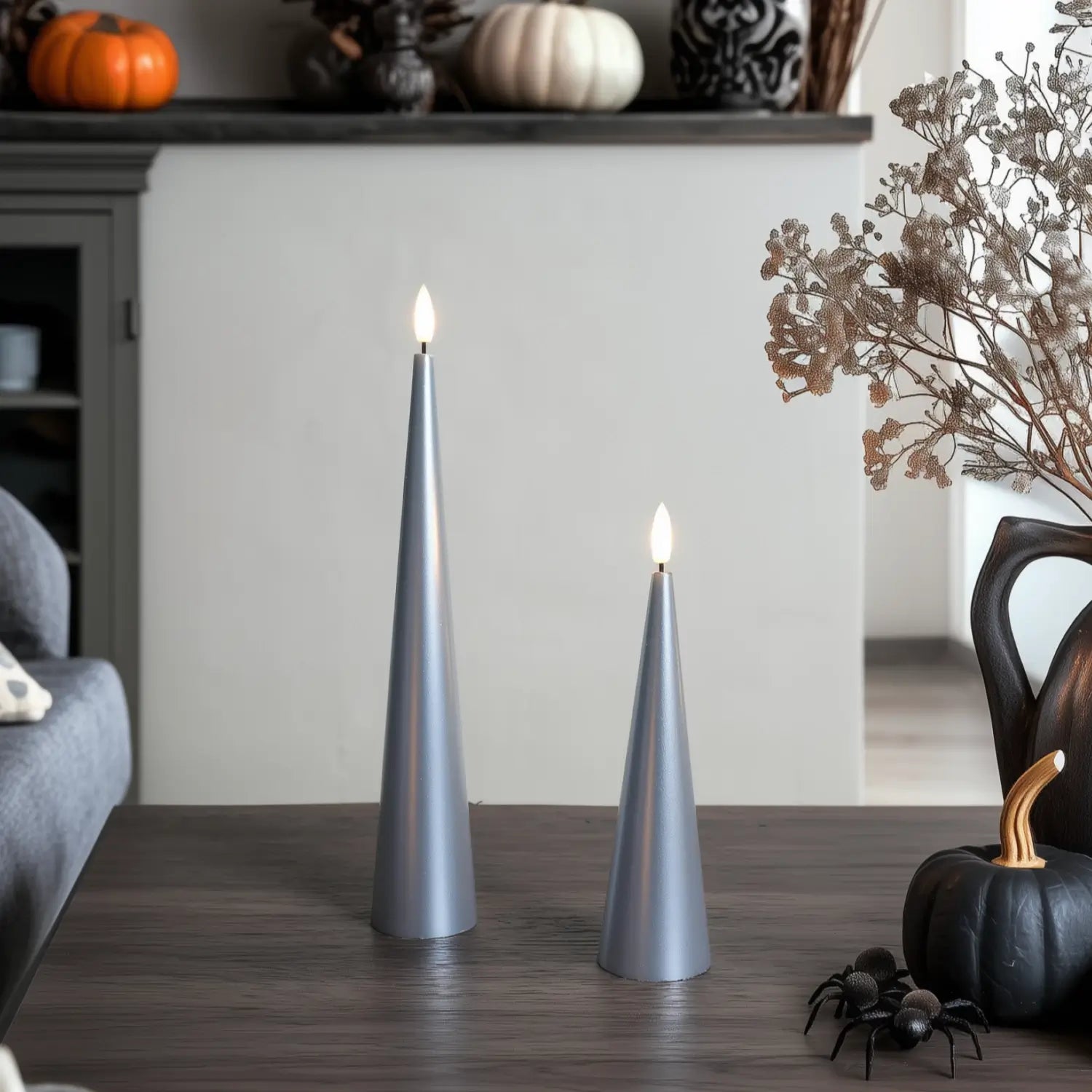 Cone Candles Set of 2