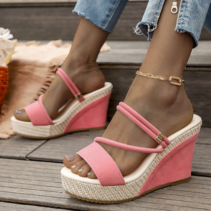Velvet Air Wedge Sandals