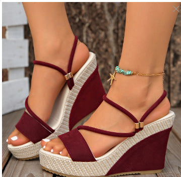 Velvet Air Wedge Sandals