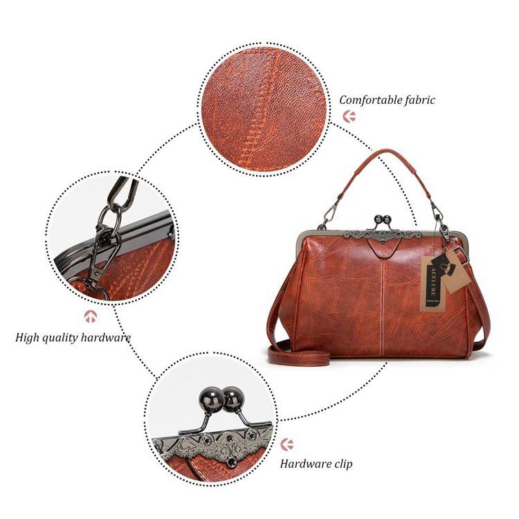 Elegant Vintage Leather Handbag