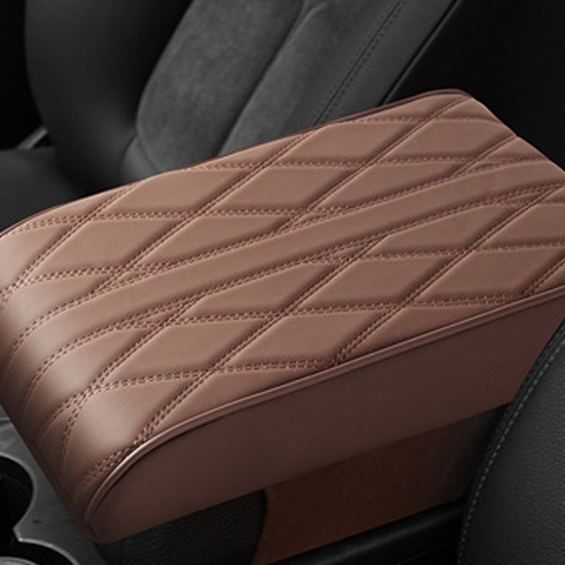 Diamond-Stitch Memory Foam Console Cover
