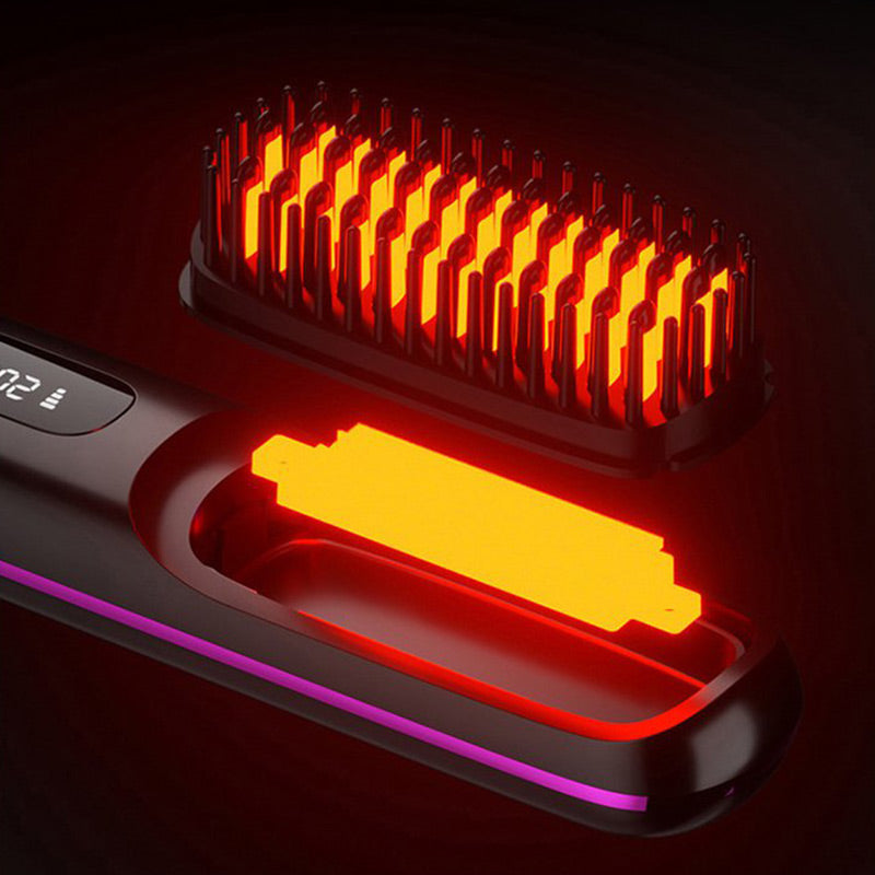 Wireless Ceramic Hair Straightener