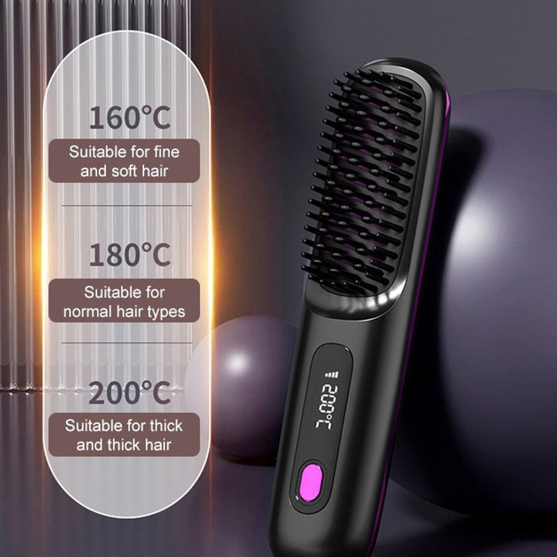 Wireless Ceramic Hair Straightener