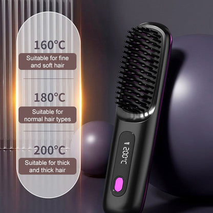 Wireless Ceramic Hair Straightener
