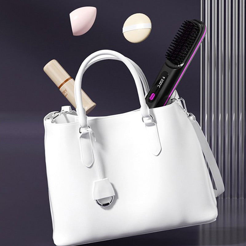 Wireless Ceramic Hair Straightener