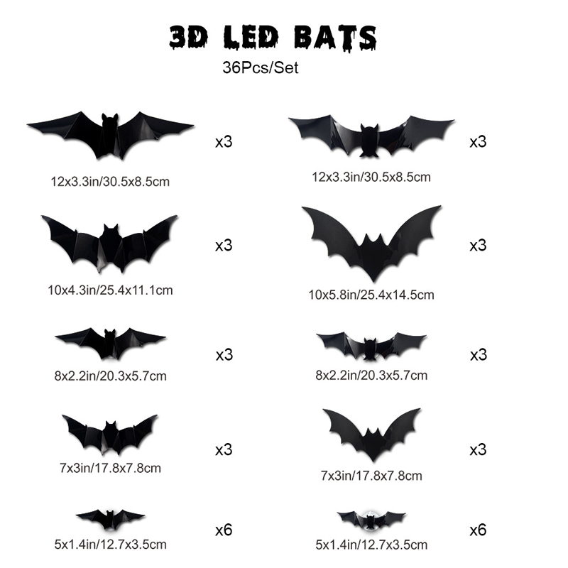 PhantomBats 3D LED Set