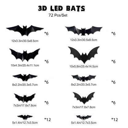 PhantomBats 3D LED Set