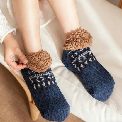 SoftNest Non-Slip Socks – Plush Indoor Comfort