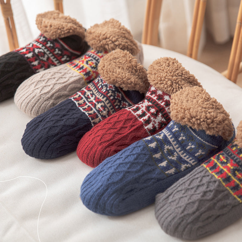 SoftNest Non-Slip Socks – Plush Indoor Comfort