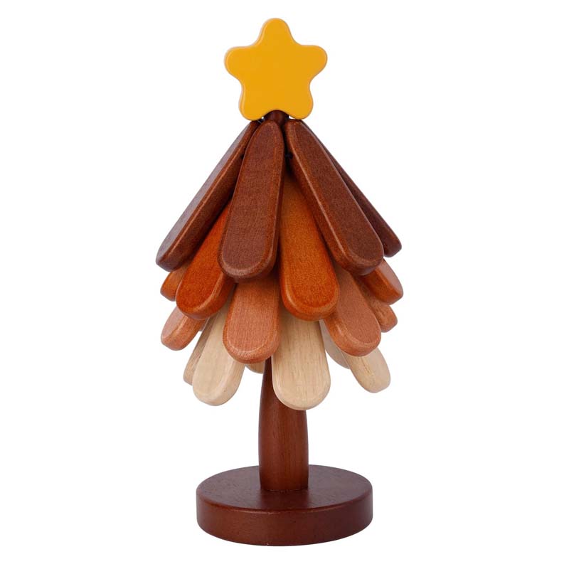 Tree-Shaped Wooden Pot Holder