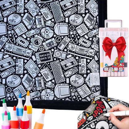 DoodleDream Coloring Blanket